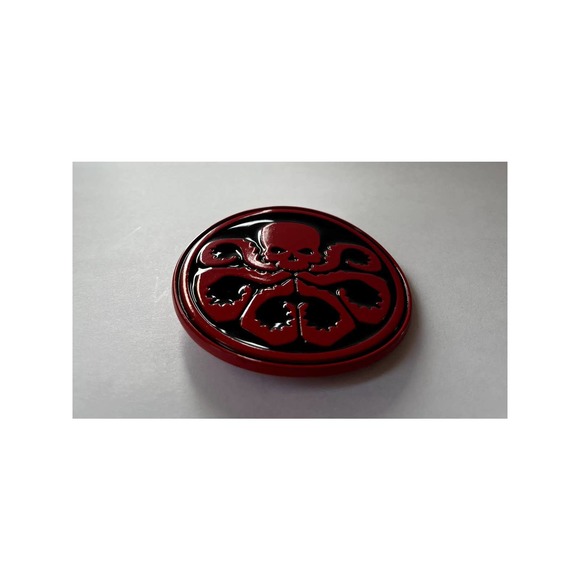 Red Skull Belt Buckle Hydra Captain America Marvel Universe Unisex - Picture 3 of 10